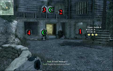 When you reach the building start eliminating enemies - Stay Sharp - SpecOps missions - Call of Duty: Modern Warfare 3 - Game Guide and Walkthrough