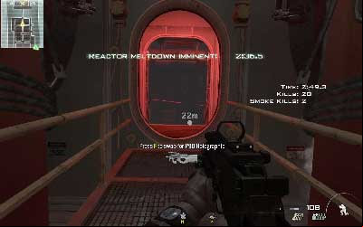 When you eliminate all opponents the new group will run into the room through the middle age on the higher deck - Over Reactor - SpecOps missions - Call of Duty: Modern Warfare 3 - Game Guide and Walkthrough