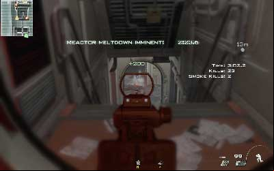 Move to the next area where is branching with two ages - Over Reactor - SpecOps missions - Call of Duty: Modern Warfare 3 - Game Guide and Walkthrough