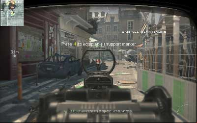 During this mission you are in Juggernaut armor, so you are much more resistant to bullets, but that you can be still killed - Toxic Paradise - SpecOps missions - Call of Duty: Modern Warfare 3 - Game Guide and Walkthrough