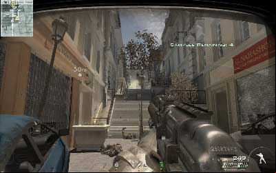 by kiosk and start moving toward stairs on your left - Toxic Paradise - SpecOps missions - Call of Duty: Modern Warfare 3 - Game Guide and Walkthrough