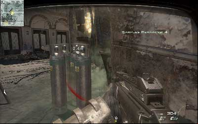 Now move to the bottles and get some samples - Toxic Paradise - SpecOps missions - Call of Duty: Modern Warfare 3 - Game Guide and Walkthrough