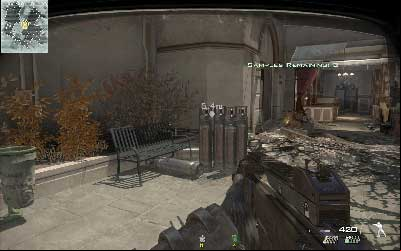 When you get down you can refill your supplies in the crate on the left - Toxic Paradise - SpecOps missions - Call of Duty: Modern Warfare 3 - Game Guide and Walkthrough