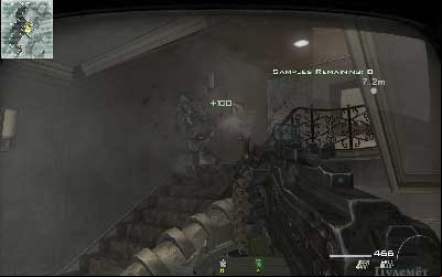 through narrow age and start moving upstairs - Toxic Paradise - SpecOps missions - Call of Duty: Modern Warfare 3 - Game Guide and Walkthrough