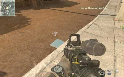 After that eliminate soldier in the alley on the right and two another whose run from the corner on the left side of market - Fatal Extraction - SpecOps missions - Call of Duty: Modern Warfare 3 - Game Guide and Walkthrough
