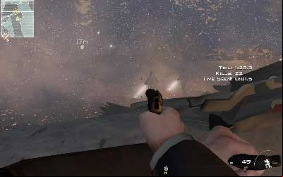 Move forward and kill two enemies in the canyon (you can do it using knife or pistol) - Hostage Taker - SpecOps missions - Call of Duty: Modern Warfare 3 - Game Guide and Walkthrough
