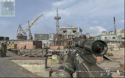 Lean up from behind covers and start shooting down all enemies in front of you - Smack Town - SpecOps missions - Call of Duty: Modern Warfare 3 - Game Guide and Walkthrough