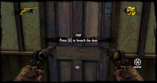 Escape from the house to get the horses - Episode 1 - Once Upon a Time in Stinking Springs - Walkthrough - Call of Juarez: Gunslinger - Game Guide and Walkthrough
