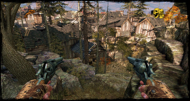 Town view - Episode 2 - A Fistful of Hot Lead - Walkthrough - Call of Juarez: Gunslinger - Game Guide and Walkthrough