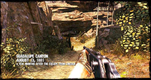 Move ahead, following the sandy path - Episode 3 - A Bullet for the Old Man - Walkthrough - Call of Juarez: Gunslinger - Game Guide and Walkthrough
