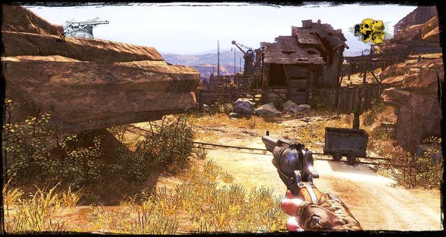 The mining cart - Episode 5 - The Magnificent One - Walkthrough - Call of Juarez: Gunslinger - Game Guide and Walkthrough
