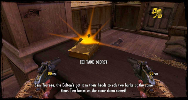 The Nugget on the counter - Episode 8 - Nuggets of Truth (Secrets) - Call of Juarez: Gunslinger - Game Guide and Walkthrough
