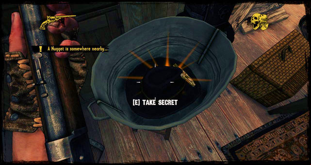 The Nugget in the bucket - Episode 8 - Nuggets of Truth (Secrets) - Call of Juarez: Gunslinger - Game Guide and Walkthrough