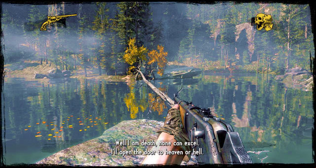 By the lake - Episode 13 - Nuggets of Truth (Secrets) - Call of Juarez: Gunslinger - Game Guide and Walkthrough