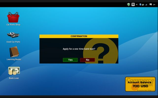 Loan gives you quick and large cash injection. - Lending money - Basics of gameplay - Car Mechanic Simulator 2014 - Game Guide and Walkthrough