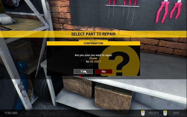 Repair of that component is not very expensive. - Order 5 - Revton Wind - Orders - First garage - Car Mechanic Simulator 2014 - Game Guide and Walkthrough