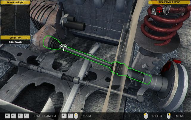 Twisting off the axle is not a big problem. - Order 11 - Revton Van - Orders - First garage - Car Mechanic Simulator 2014 - Game Guide and Walkthrough
