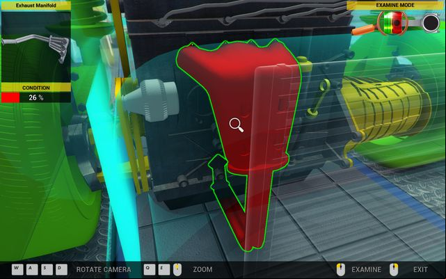 Exhaust manifold is almost destroyed! - Order 26 - Revton Wind - Orders - Second garage - Car Mechanic Simulator 2014 - Game Guide and Walkthrough