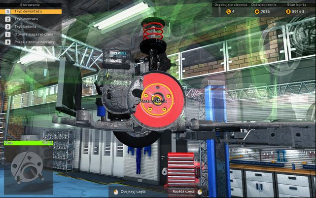 Hub with a bearing secures a stable wheel rotation. - Removing hub and hub bearing - Basic renovation operations - Car Mechanic Simulator 2015 - Game Guide and Walkthrough