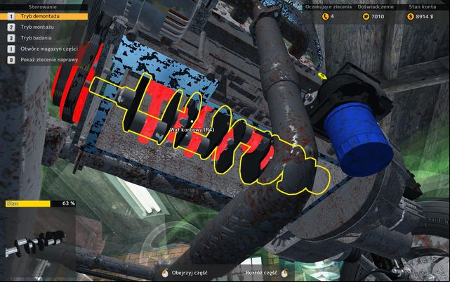 To get to the crankshaft you must disassemble half of the car! - How to get to crankshaft? - Advanced renovation operations - Car Mechanic Simulator 2015 - Game Guide and Walkthrough