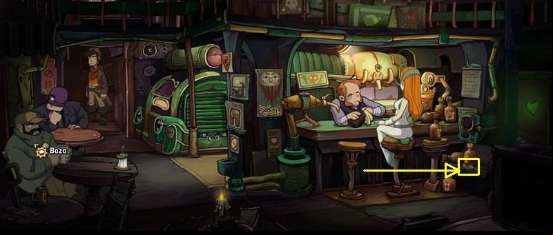 Use all of the dialogue options when conversing with each of Goals three personalities - Have words with Goal | Chaos on Deponia Walkthrough - Have words with Goal - Chaos on Deponia Guide