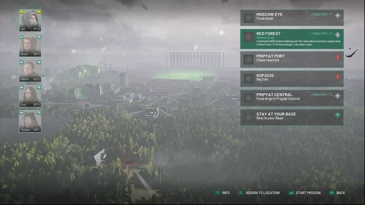 When you leave the base, the loading screen will automatically turn on, and you have to wait until the site is loaded - Chernobylite: Exploration - open world - Basics - Chernobylite Guide
