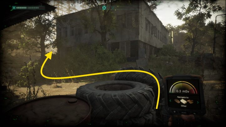 The only one left will be a man patrolling the corridor of the building - Chernobylite: Mikhail in trouble - walkthrough - Mikhail Questline - Chernobylite Guide