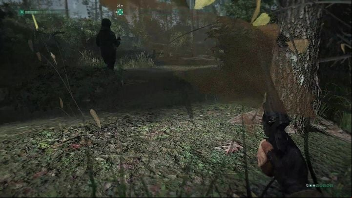 The safest way is to quietly eliminate two soldiers patrolling the two entrances to the facility - Chernobylite: Supply drop on Kopachi - walkthrough - Main missions - Chernobylite Guide
