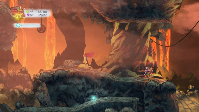 After you the trap, there is a chest waiting for you on the right - Chapter 6 | Collectibles - Collectibles - Child of Light Game Guide