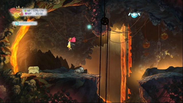 After breaking the stone, you get 2 Damage Elixirs, and from the chest - a Quicken Elixir - Chapter 6 | Collectibles - Collectibles - Child of Light Game Guide