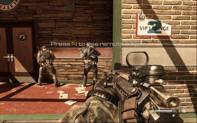 Remote sniper rifle time. - 04 - Struck Down - Campaign - Walkthrough - Call of Duty: Ghosts - Game Guide and Walkthrough