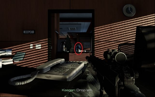 After you split up, follow Keegan - 07 - Federation Day - Campaign - Walkthrough - Call of Duty: Ghosts - Game Guide and Walkthrough