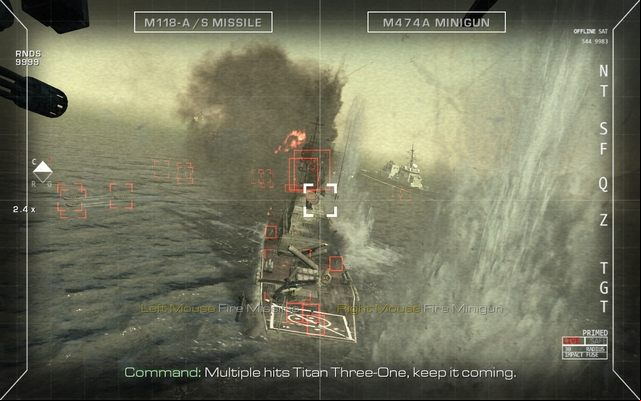 A lot of targets to destroy. - 15 - All or Nothing - Campaign - Walkthrough - Call of Duty: Ghosts - Game Guide and Walkthrough