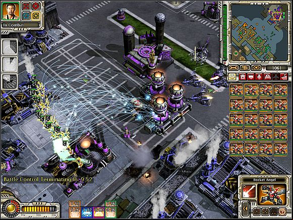 Destruction of Soviets super-reactor (firing at the picture) will end with a powerful explosion that damage all around. - Empire of The Rising Sun - Yokohama - part 2 - Empire of The Rising Sun - Command & Conquer: Red Alert 3 - Game Guide and Walkthrough