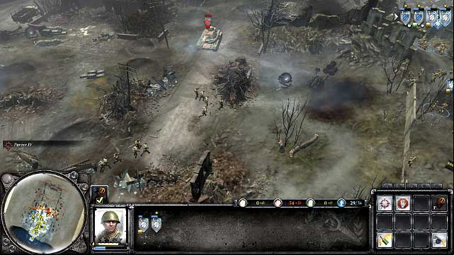 Panzer IV enters the battlefield - Mission 01 - Stalingrad Rail Station - The Campaign Mode - Company of Heroes 2 - Game Guide and Walkthrough