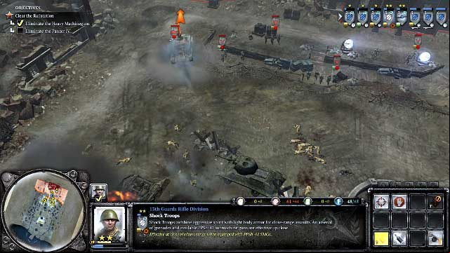 You will have to fight the next Panzer directly - Mission 01 - Stalingrad Rail Station - The Campaign Mode - Company of Heroes 2 - Game Guide and Walkthrough