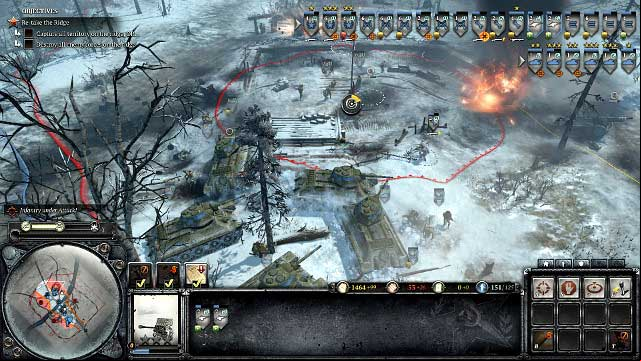 Seize all posts or destroy all units to complete this mission - Mission 03 - Is On The Way - The Campaign Mode - Company of Heroes 2 - Game Guide and Walkthrough