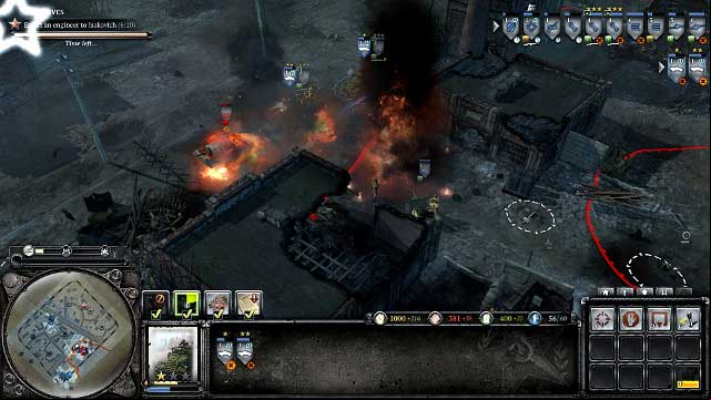 The Germans will try to recapture the lost outposts - Mission 06 - Stalingrad Aftermath - The Campaign Mode - Company of Heroes 2 - Game Guide and Walkthrough