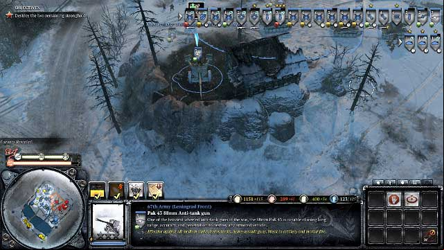 PaK 43 is one of the best AT weapons - Mission 07 - Land Bridge to Leningrad - The Campaign Mode - Company of Heroes 2 - Game Guide and Walkthrough