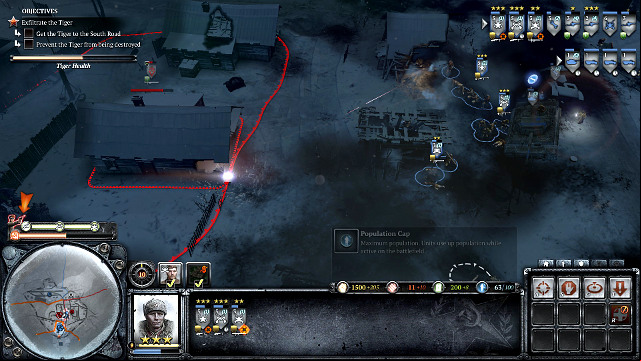 Engineers can repair tanks during battles - Mission 08 - Tiger Hunting - The Campaign Mode - Company of Heroes 2 - Game Guide and Walkthrough