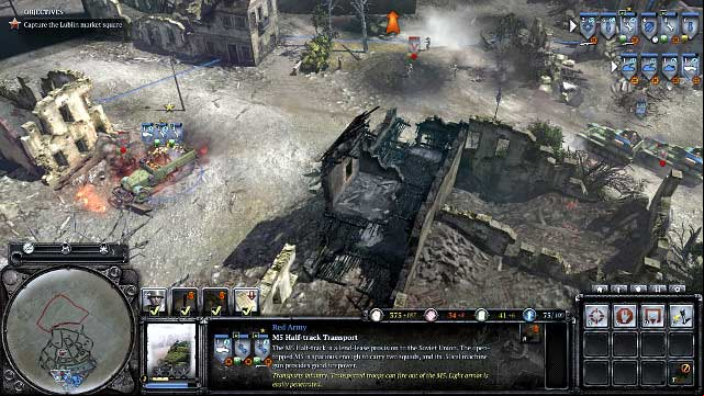 M5with two flamethrowers will be a formidable - Mission 10 - Lublin - The Campaign Mode - Company of Heroes 2 - Game Guide and Walkthrough