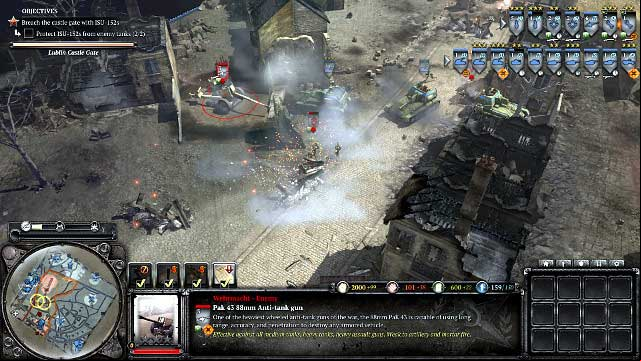 PaK-43 is also subject to the bonus objective - Mission 10 - Lublin - The Campaign Mode - Company of Heroes 2 - Game Guide and Walkthrough