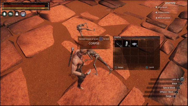 After defeating an animal or a human, you can take his items - Conan Exiles: Typical Mistakes - Basics - Conan Exiles Guide