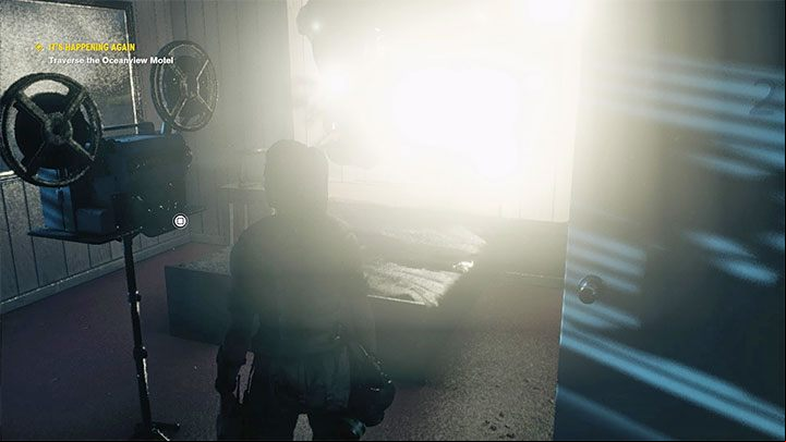 In the last room (226), interacts with the projector to rotate it - Its Happening Again - Walkthrough - Control Guide