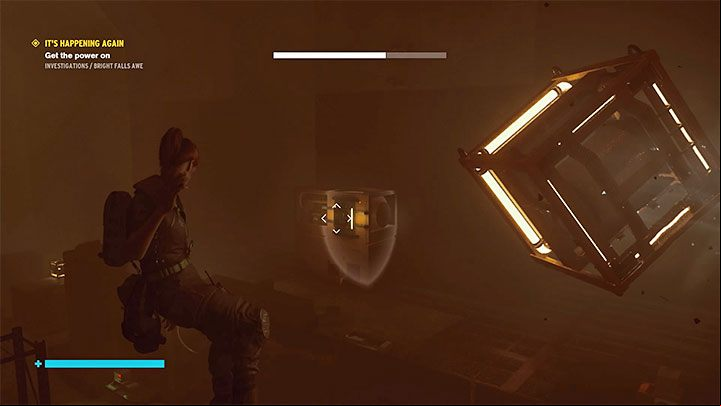 Look around the area for a free slot where you can throw a power core - Its Happening Again - Walkthrough - Control Guide