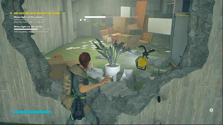 You may have trouble finding one of the plants located in the Abandoned Offices - Control AWE: Another Fine Mess Nourish the Plants walkthrough - Side quests & optional missions - Control Guide
