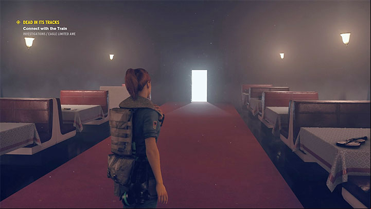If youve made a mistake, then get off the train (pull the string) and re-enter it - Control AWE: Dead in the Tracks walkthrough - Side quests & optional missions - Control Guide