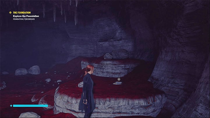 Foundation Accident - the document lies on the ground in a cave south of the entrance to the cave - Control The Foundation: Collectibles, Secrets - Secrets - Control Guide