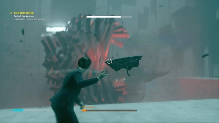 After two successful attacks, the boss will be ed by flying enemies - Control: The Anchor - boss, how to defeat? - Bosses - Control Guide