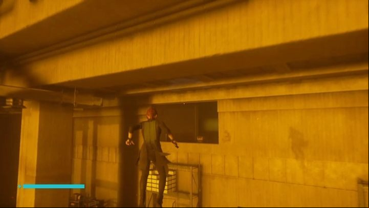 Another TV in the Furnace Chamber - use levitation to climb up - Control: TVs and Furnace Room - puzzle - Puzzles - Control Guide